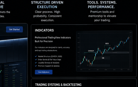 TradingView chart showing market structure, liquidity and annotation concepts.