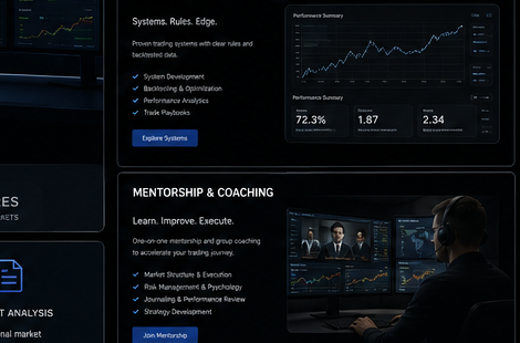 Professional trading workstation representing structured trading education.